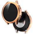 thumbnail image 1 of KAIYANG Estuche para Samsung Galaxy Watch4 de 44 mm con protector de pantalla de vidrio templado Estuche para reloj inteligente Estilo C Samsung Galaxy Watch4 Oro rosa, 1 of 5