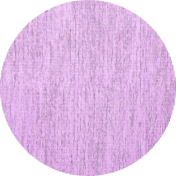 Ahgly Company Indoor Round Abstract Purple Contemporary Area Rugs, 8' Round