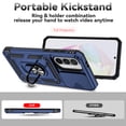 thumbnail image 2 of FIEWESEY for Samsung Galaxy A36 5G Case Built-in Slide Camera Cover & Kickstand Heavy Duty Protection Shockproof Phone Case for Samsung Galaxy A36 5G,Blue, 2 of 8