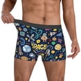 thumbnail image 2 of Kdxio Men's Boxer Briefs with Colorful Space Print - Comfortable and Breathable Underwear for Everyday Wear, 2 of 7