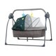 thumbnail image 4 of Moisés automático plegable con música para bebés de 0 a 18 meses, para colocar junto a la cama. verde, 4 of 9
