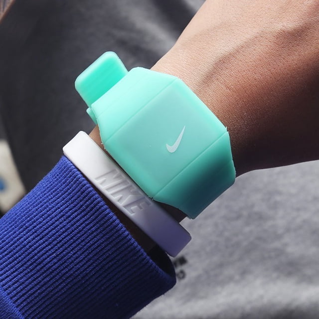 Nike Led Digital Reloj Electrónico Rel Estudiante Ocio Simple Hombres Deportivo