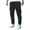 Black, variant on Men's American Loose High Street Leisure Sports Multi-Pocket Workwear Pants - Casual Cargo Trousers for Fashion, Outdoor, and Everyday UseGreenM
