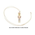thumbnail image 2 of BESTYASH Nutcracker Pendant Pink Zirconia Charm 1Pcs Luxury Personal Accessory For Women Christmas, 2 of 7
