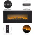 thumbnail image 4 of 42" 1400W Home Personal Wall Mounted Fireplaces with Remote Control, Personal Quiet Electric Fireplace Heater with 3 Lifelike Flames, for Home Office Living Rooms Apartments Bedrooms, S8647, 4 of 8
