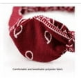 thumbnail image 5 of Yoyauz Amoeba Rabbit Ear Headband Stretch Cotton Knotted Cashew Flower Headband Sports Tie Headband, 5 of 5