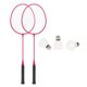 thumbnail image 5 of 2 raquetas de bádminton con 3 pelotas de nailon, volante de bádminton profesional para Rosa, 5 of 8