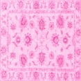 thumbnail image 1 of Ahgly Company Indoor Square Oriental Pink Traditional Area Rugs, 8' Square, 1 of 4