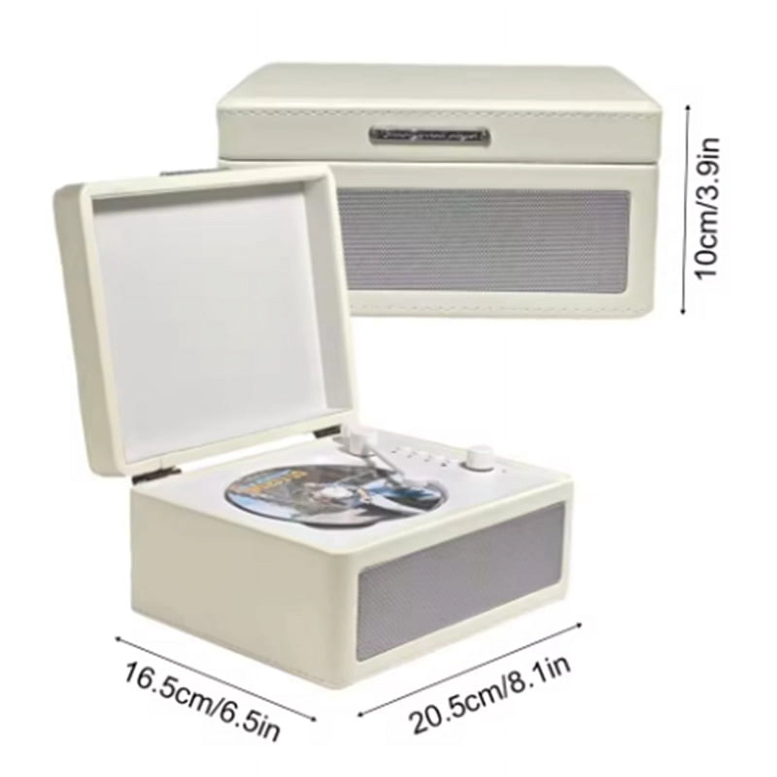 CD Player Multifunctional Tray-Type BTCassette Record Player Audio Turntables USB Drive Playback Infrared Remote Control