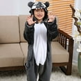 thumbnail image 5 of Pijama de una pieza de dibujos animados, disfraz de animal, traje de otoño e invierno, ropa de hogar para parejas de franela de dinosaurio, 5 of 5