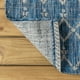 thumbnail image 4 of Alfombra Jonathan Y SMB108B-3 Ourika Moroccan 3 x 5 cm, color azul marino y lig, 4 of 9