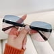 thumbnail image 5 of Gafas de sol sin marco Gafas de sol lisas de moda para mujer para sombrilla Gafas para deportes al aire libre, 5 of 6