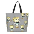 thumbnail image 2 of Cuphead Show Ms. Chalice Tote Bags Reusable Women Shoulder Bag Grocery Bag Travel Beach Shopping Work Daily Handle Bag, 2 of 8