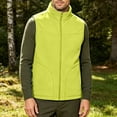 thumbnail image 2 of MXALUOB Outerwear Vests for Men Full Zip Polar Fleece Stand Collar Outdoor Vest with Pockets Solid Color Soft Warm Outerwear for Daily Wear, 2 of 6