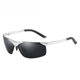 thumbnail image 5 of Gafas de sol de ciclismo para hombre, gafas de sol polarizadas de aleación de aluminio y magnesio de aviación, gafas de sol de media montura, 5 of 5