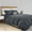 Grey, variant on General Grey Duvet Cover King Size, Microfiber Duvet Cover with Zipper, Set of 1 Down Comforter Cover with 2 Pillow Shams, Luxury Comforter Cover King Size | Comforter Not Included