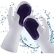 thumbnail image 1 of Guantes con Fregador, Guantes para Lavavajillas, Guantes de Limpieza Reutilizables con Cepillo de Limpieza, Protección de Manos y Resistentes al Calor, para Cocina Baño (Azul) JFHHH pequeña, 1 of 5