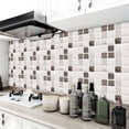 thumbnail image 4 of 3D Crystal Tile Stickers 10Pcs Self-Adhesive Mosaic Glass Wall Tiles Waterproof Removable Kitchen Backsplash Bathroom Decoration Peel and Stick Home Renovation DIY, 4 of 7