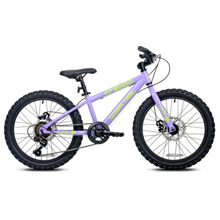 Ozark Trail 20" Mountain Bicycle, 7 Speed, Fits Rider 3'11"-4'4", Purple, Teen, Unisex, Online Only