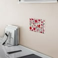 thumbnail image 5 of Yayeee Toggle Light Switch Wall Plate 3-Gang 6.37"x4.48" Decorative Outlet Cover, Pink Floral, 5 of 7