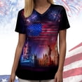 thumbnail image 4 of Leey-World 250 Years American Anniversary 250th Independence Day T-Shirt Usa Shirts for Women(Hot Pink,M), 4 of 8
