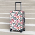 thumbnail image 2 of Lsque Flower Leaves Printed Luggage Cover, Travel Luggage Protector,Scratch and Dirt Resistant, Fits 18-32 Inch Luggage - Medium, 2 of 9