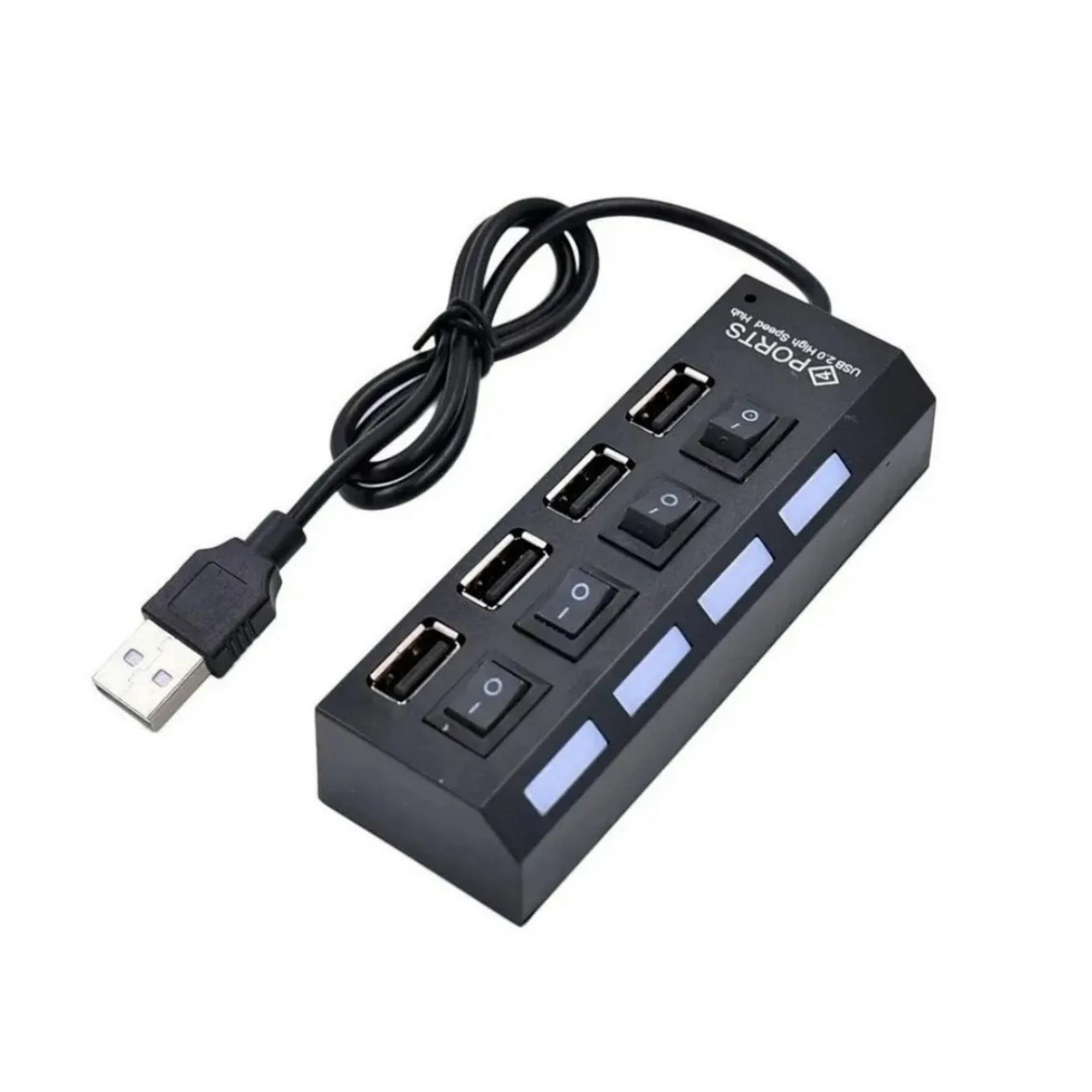 Cargador Hub Usb 4 Puertos Independientes Con Interruptor Y Knasta Chile cargador-hub-usb-4-puertos-independientes-con-interruptor-y-knasta-chile