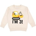 thumbnail image 2 of Inktastic 3rd Birthday Construction Party Boy Toddler Sweatshirt, 2 of 4
