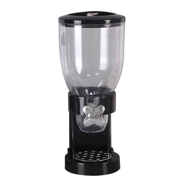 Dispensador de cereales Sunnimix Botellas de almacenamiento herméticas Dispensador de alimentos secos Negro