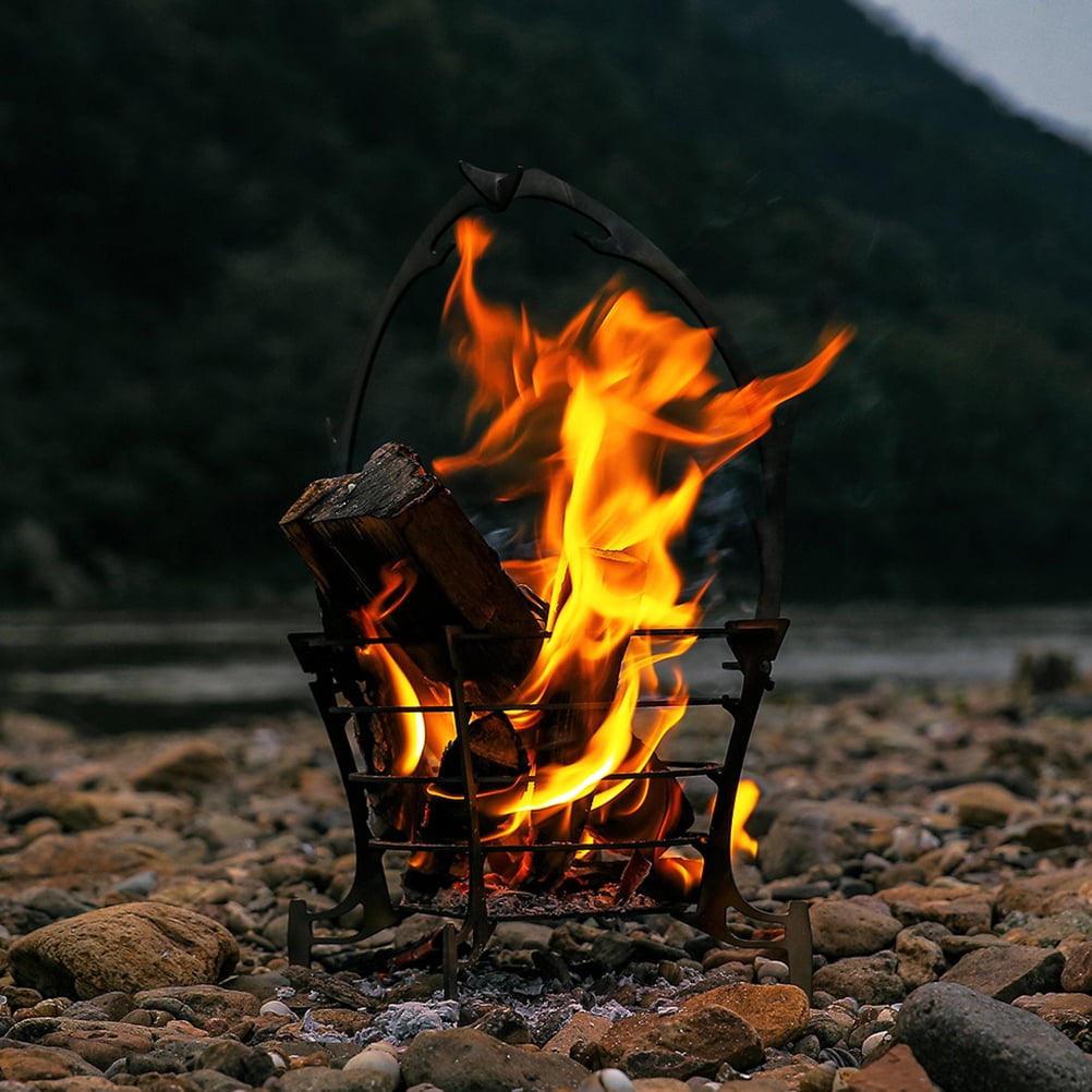 FOYER D'EXTÉRIEUR PORTABLE Amélioré, Foyer De Camping Pliable En Pou7539 EUR 35,99 - FR