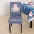thumbnail image 2 of Sumhomie Christmas Printed Short Dining Chair Slipcover Cover, 2 of 2