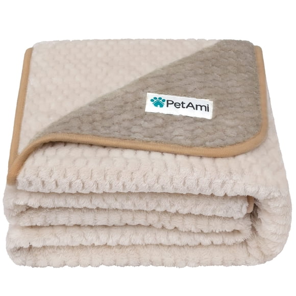 PetAmi Couverture Imperméable pour Chien, Couverture Étanche pour Chiot Moyen Grand, Housse de Protection pour Canapé Meuble, Jeté en Polaire pour Chaton d'Intérieur