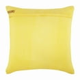 thumbnail image 3 of The HomeCentric Chair Cushion Cover Yellow Decorative Pillow Cover Beaded Scroll Pillow Cover Pack of 2 18x18 inch (45x45 cm) Cushion Cover Square Silk Pillow Cover Geometric Art Deco - Yellow Flavor, 3 of 3