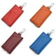 thumbnail image 5 of Piel de vaca Funda para llaves de coche con cremallera Bolsa de almacenamiento para llaves Colgante en la cintura Soporte para llaves para hombres y mujeres (Azul), 5 of 5