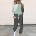 thumbnail image 2 of YUGYXL Lounge Sets for Women Two Piece Outfits Sweatsuits Sets Long Pant Loungewear Workout Athletic Tracksuits Gray L, 2 of 8