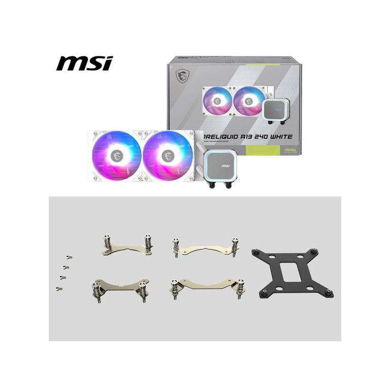 PC用ファン・クーラー MSI MAG CORELIQUID A13 240 MAG CORELIQUID A13 240 / WHITE