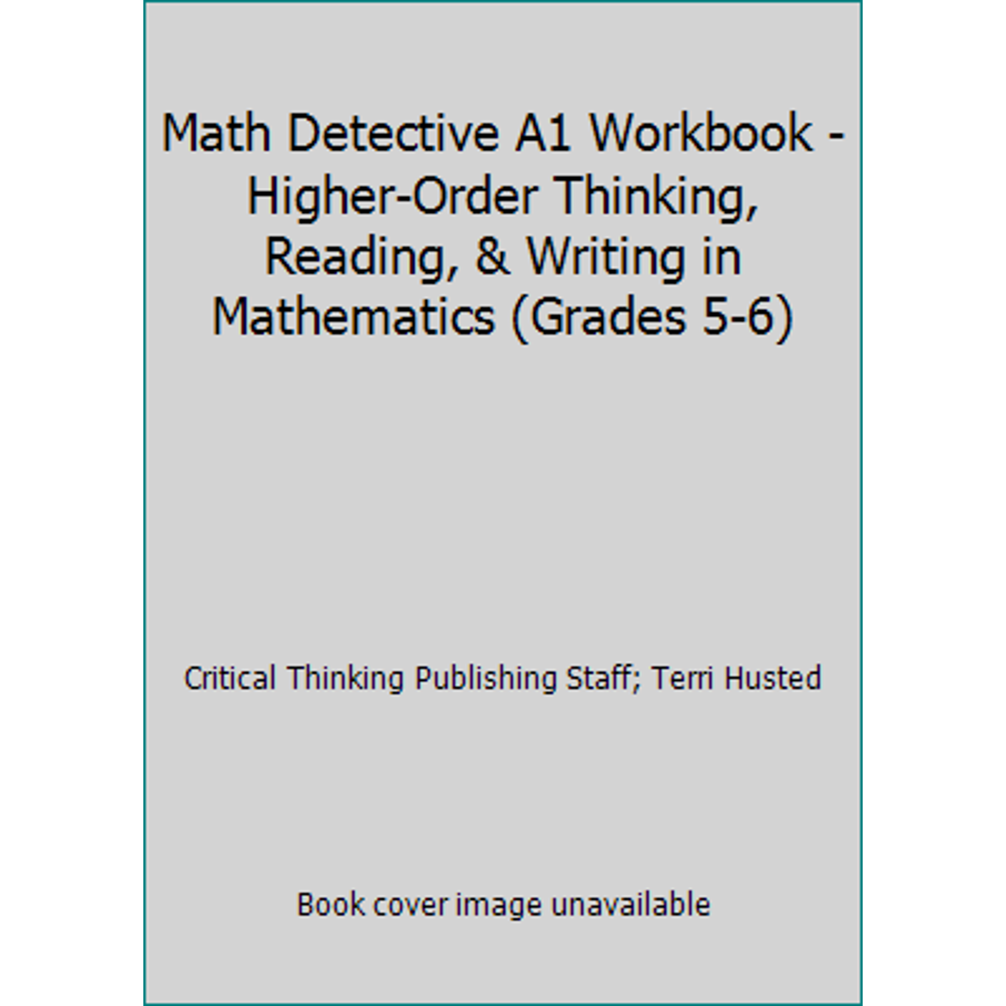 Pre-Owned Math Detective Level a Book 1 (Paperback) 089455803X 9780894558030