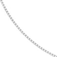 thumbnail image 4 of 14K White Gold Women's 20" 0.96mm Box Chain Necklace with 070 Gauge and Lobster Lock Quality Tag, 4 of 4