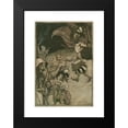 thumbnail image 2 of Arthur Rackham 11x14 Black Modern Framed Museum Art Print Titled - Witches and Warlocks, Ghosts, Goblins and Ghouls (1911), 2 of 5