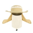 thumbnail image 5 of Lomubue Summer Outdoor Travel Fishing Fisherman Neck Face UV Sun Protection Flap Cap Hat, 5 of 10