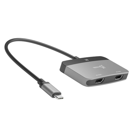 j5create 8K USB-C to Dual HDMI Display Adapter, JCA465