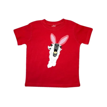 

Inktastic Easter Goofy Llama wearing Bunny Ears Gift Toddler Boy or Toddler Girl T-Shirt