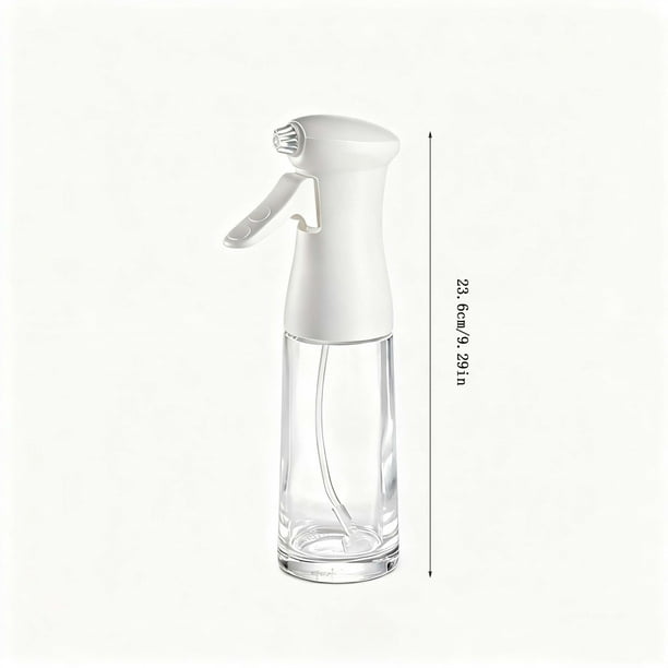 Botella de Vidrio con Atomizador para Aceite de Oliva de 200 Ml | Botella con Atomizador para Freidora de Aire y Parrilla | Accesorio Multiusos de Cocina | Controla La Cantidad de Aceite En Aerosol p