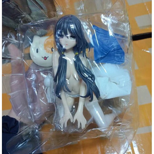 Figura Hentai de 16CM con cita en vivo, Tokisaki Kurumi, postura arrodillada, figuras de acción de PVC, modelo de colección para adultos, juguete de más de 18 muñecas, regalos Fivean unisex