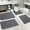 Dark Gray 381DG, variant on PPgejGEK Foam Bath Mat 5 Set Bathroom Rugs for 5 Pcs Toilet Mats Universal Soft Comfortable Water Absorption Non-Slip Thick Machine Washable Easy Dry Dark Color up to 45% off