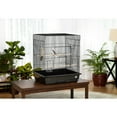 thumbnail image 4 of Prevue Pet Products Keet/Tiel Square Roof Bird Cage - Black SP25212B/B, 4 of 5