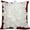 Burgundy/Ivory, variant on Flower Pillow - Decorative Throw Pillow – 17” Square Flower Pillows – 3D Effect with Dual Colors – Soft & Comfortable Fabric – Elegant Handmade – Perfect for Home