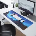 thumbnail image 2 of Red Planet&nbsp;desk Mouse Padwaterproofno Slip&nbsp;for Office Home Work GamingmousepadsRubber Base Mousepad with Stitched Edges 31.5x11.8inches, 2 of 7