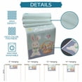 thumbnail image 6 of Happy Easter Table Runner 36 Inches, Cute Bunny Colorful Eggs Spring Flowers Blue Purple Bed Runner Dresser Scarves Tabletop for Indoor Outdoor Parties/Ceremony/Banquet, 13"x 36", 6 of 8