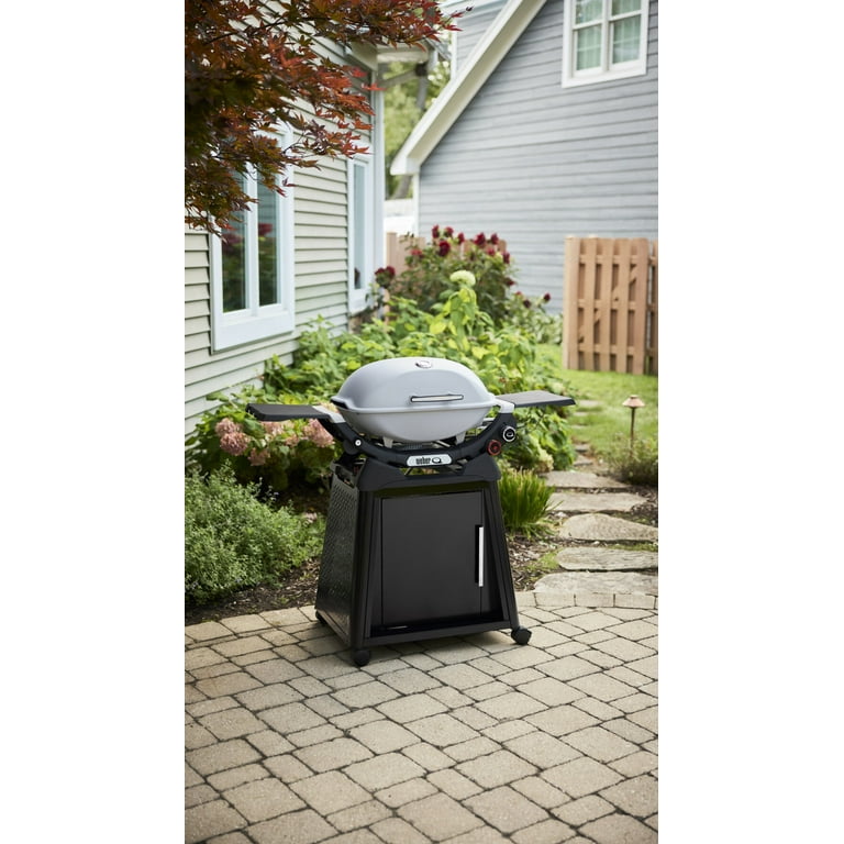 Weber Q2800N+ Gas Grill (Liquid Propane) With Stand Bundle
